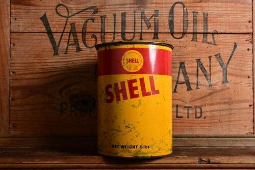 SHELL: A 1960s Australian "Shell Diloma Compound K" five pound tin