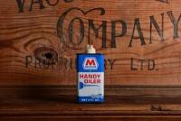 MARATHON: An American "Marathon Handy Oiler" four fluid ounce tin