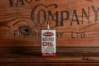 TRU-TEST: An American "Tru-Test Household Oil" four fluid ounce tin