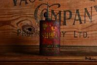 SHELL: A 1930s Australian "Shell Household Oil" eight fluid ounce tin, marked to base: Dominion Can Melb