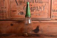 CASTROL: A circa 1950/60s "Castrol" one quart oil bottle, with circa 1950/60s Castrol CW 30-40 MS" tin pourer and dust cover - 4