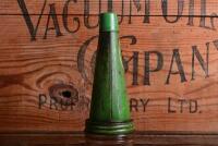 CASTROL: A circa 1950/60s "Castrol" one quart oil bottle, with circa 1950/60s Castrol CW 30-40 MS" tin pourer and dust cover - 6