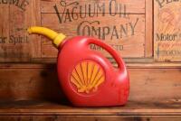 SHELL: A circa 1970s Shell plastic petrol jerry can, five litres approx. - 2