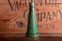 CASTROL: A circa 1950/60s "Castrol" one quart oil bottle, with circa 1950/60s Castrol CW 30" tin pourer and dust cover - 6