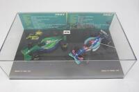 JORDAN: A set of Jordan F1 cars by Minichamps - 2