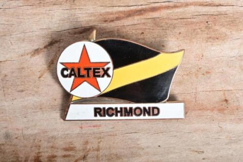 AFL/RICHMOND: A Caltex Richmond enamel badge by F.H Stephens MELB