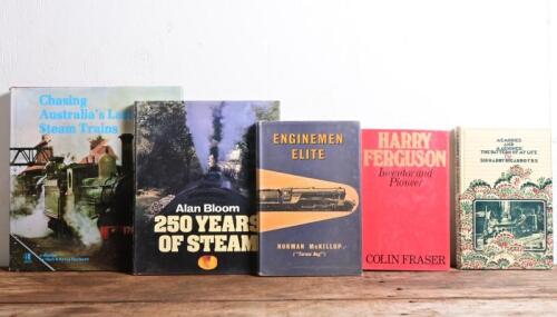 STEAM: Five books relating to steam engines and their evolution, including "250 Years of Steam" by Alan Boom