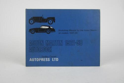 ASTON MARTIN: 'Aston Martin 1921-58 Autobook'.
