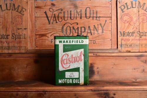 CASTROL: A circa 1940/50s "Castrol Wakefield CW SAE 30" one imperial gallon tin