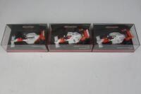 McLAREN: Three Minichamps 1980s F1 McLaren's - 2