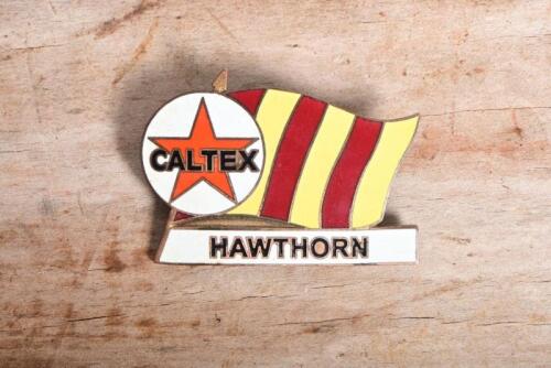 AFL/HAWTHORN: A Caltex Hawthorn enamel badge by F H Stephens Pt Melb