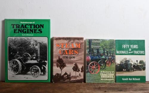 TRACTORS: Four books relating to tractors, including "Kaleidoscope of Tractor Engines" by RA Whitehead