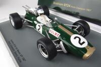 HULME: Denny Hulme's 1967 Repco Brabham BT24 1:18 scale Spark model - 2