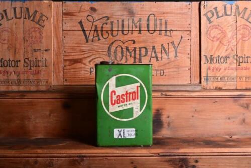 CASTROL: A circa 1960s "Castrol XL Supergrade 30-40" one imperial gallon tin