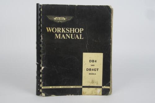 DB4 & DB4GT: An Aston Martin DB4 & DBGT Workshop Manual.
