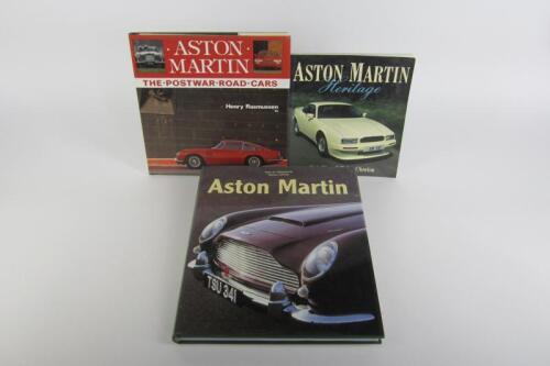 ASTON MARTIN: Three books detailing the history of Aston Martin.
