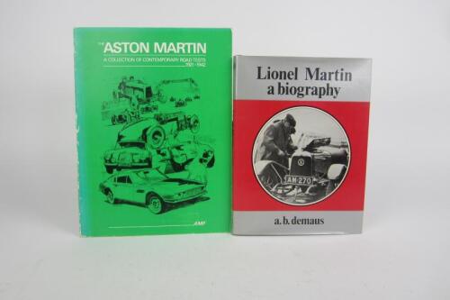 ASTON MARTIN: Two Aston Martin reference books detailing Aston Martin information.