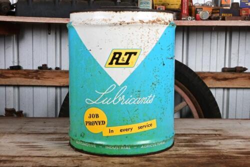 RAMSAY & TREGANOWAN: A twenty litre oil drum by R & T, La Trobe Street, Melbourne