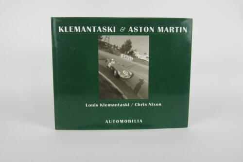 KLEMANTASKI/ASTON MARTIN: 'Klemantaski & Aston Martin' hardcover book by Louis Klemantaski/Chris Nixon.