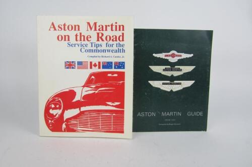 ASTON MARTIN: Two Aston Martin reference books and guides.