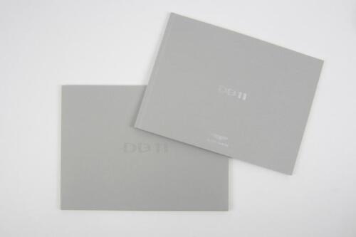 DB11: Two Aston Martin DB11 sales brochures.