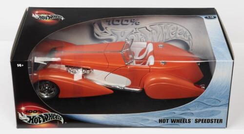 HOT WHEELS: A NOS 1:18 scale Hot Wheels "Speedster" die-cast model