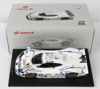 PORSCHE: A NOS 1:18 scale Spark Model Porsche 911 GT1 #26 McNish/Aiello/Ortelli 1998 LE MANS WINNERS "IBM - MOBIL 1" with rear wing as separate fitment