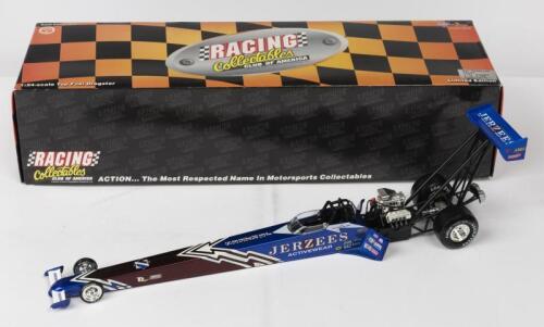 TOP FUEL DRAGSTER: A NOS 1:24 scale Action Collectables 1997 Top Fuel Dragster; Bob Vandergriff "Jerzees" die-cast model
