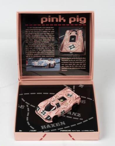 PORSCHE: A NOS 1:43 scale Minichamps Porsche 917/20 "Pink Pig" 1971 Le Mans #23 die-cast model numbered limited edition