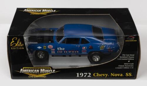 CHEVROLET: A NOS 1:18 scale Ertl Collectibles Chevrolet 1972 Nova SS "The Old Pro" die-cast model