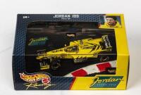 JORDAN: A NOS 1:43 scale Hot Wheels Formula 1 Jordan 199 Damon Hill die-cast model