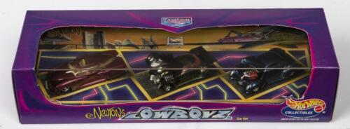 HOT WHEELS: A NOS Hot Wheels Triple Set "Ed Newton's Lowboyz" comprising "Triclopz", "Rareflow" & "Mercohaulic" die-cast models