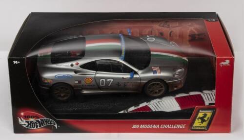 FERRARI: A NOS 1:18 scale Hot Wheels Ferrari 360 Modena Challenge #07 die-cast model