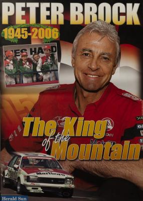 POSTER: A NOS Peter Brock 1945-2006 Poster 59 cm x 42 cm "The King of the Mountain" double sided Poster