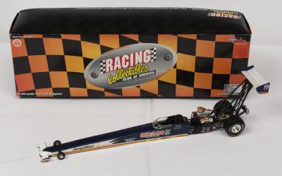 TOP FUEL DRAGSTER: A NOS 1:24 scale Action Collectables 1991 Top Fuel Dragster; Shirley Muldowney "Otter Pops" die-cast model