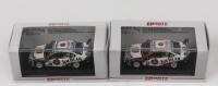 FORD: 2 NOS 1:64 scale Biante Ford FG Falcon 2010 "Jim Beam Racing" Steven Johnson #17 and James Courtney #18 die-cast models