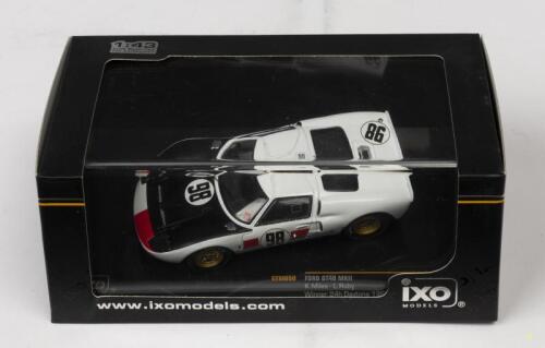 FORD: A NOS 1:43 scale IXO Models Ford GT40 Mk II K Miles/L Ruby #98 1966 Daytona 24hr Winner die-cast model