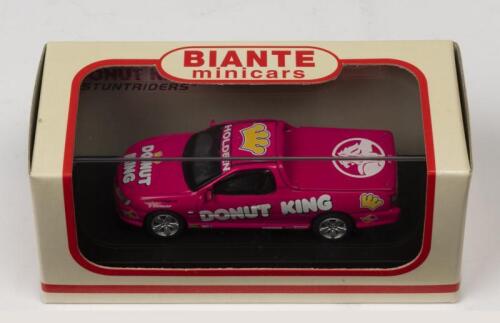 HOLDEN: A NOS 1:64 scale Biante Holden VY SS Ute "Donut King" Stunt Team die-cast model