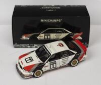 AUDI: A NOS 1:18 scale Minichamps Audi V8 Quattro DTM 1991 H.J. Stuck #1 die-cast model