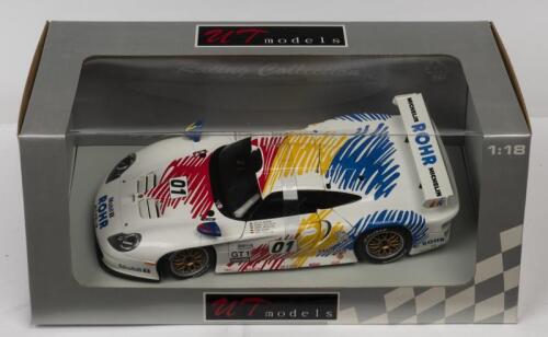 PORSCHE: A NOS 1:18 scale UT Models Porsche 911 GT1 Daytona 1998 McNish/Sullivan/Mueller/Alzen/Mueller #01 "Rohr Motorsports" die-cast model