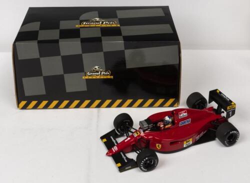 FERRARI: A NOS 1:18 scale Exoto Ferrari 641/2 Grand Prix of Japan 1990 #1 Alain Prost with pit viewing monitor die-cast model, with outer white box