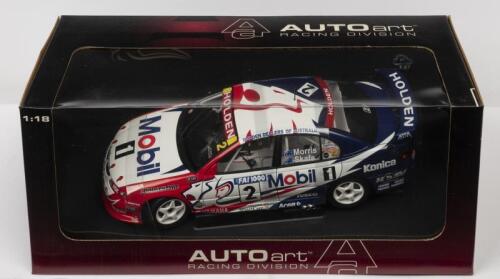 HOLDEN: A NOS 1:18 scale Autoart Holden Racing Team Bathurst VT Commodore #2 Morris/Skafe (Spelt incorrectly from factory) 1999 "Mobil 1" with numbered certificate #362/930 die-cast model