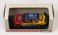 FORD: A NOS 1:43 scale Biante DJR Ford AU Falcon Queensland 500 Johnson/Johnson #17 2000 "Shell Helix" (Dick's last V8 Supercar race) die-cast model with numbered Certificate of Authenticity