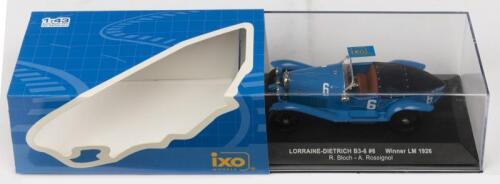 LE MANS: A NOS 1:43 scale IXO Models Lorraine-Dietrich B3 #6 1926 Le Mans Winner die-cast model