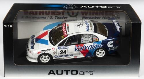 HOLDEN: A NOS 1:18 scale Autoart Holden Commodore #34 G. Tander/J. Bargwanna 2000 BATHURST WINNERS "Valvoline" die-cast model with numbered Certificate of Authenticity