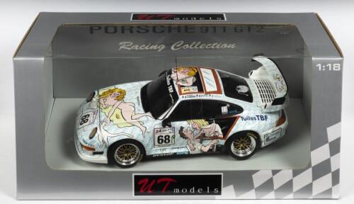 PORSCHE: A NOS 1:18 scale UT Models Porsche 911 GT2 1998 24hr Le Mans Lafibiere/Graham/Poulain #68 die-cast model