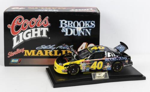 CHEVROLET: A NOS 1:18 scale Revell Chevrolet Monte Carlo Nascar "Coors Light - Brooks & Dunn" 1999 Sterling Marlin #40 die-cast model with Certificate of Authenticity