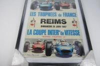 REIMS: An original 25th June 1967 Formula 2 promotional poster by Beligand. - 2