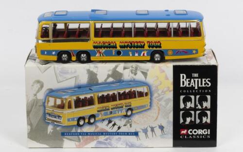BEDFORD: A NOS CORGI The Beatles Collection Bedford Val Bus "Magical Mystery Tour" die-cast model