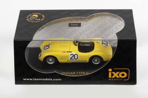 JAGUAR: A NOS 1:43 scale IXO Models Jaguar Type C #20 1953 Le Mans Laurent/De Tornaco die-cast model
